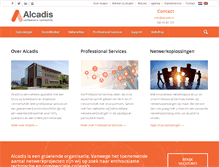 Tablet Screenshot of alcadis.nl